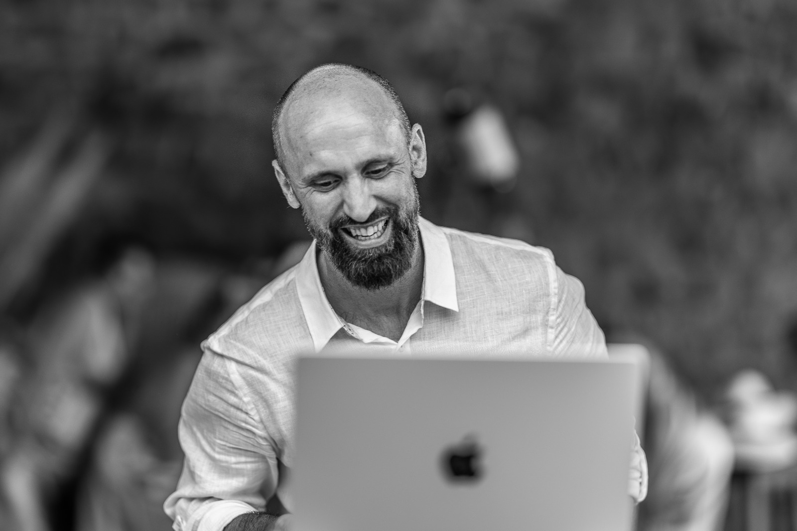 Sébastien Rythmx en préparation d'un événement